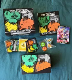 Pokemon Evolving Skies EMPTY Elite Trainer Box (ETB) No Packs, Has Extras - Image 1