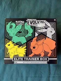 Pokemon Evolving Skies EMPTY Elite Trainer Box (ETB) No Packs, Has Extras - Image 2