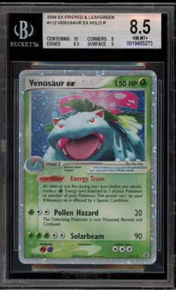 Pokemon Venusaur ex EX Fire Red & Leaf Green Holo Ultra Rare #112 BGS 8.5 - Image 1