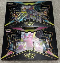 2021 Pokemon Shining Fates Premium Collection Crobat & Dragapult Set - Sealed - Image 1