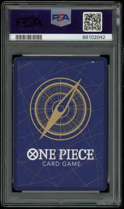 One Piece CCG Fire Fist Alternate Art Pillars of Strength OP03-018 PSA 10 GM - Image 2