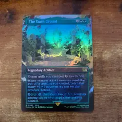 The Earth Crystal (Borderless) - Near Mint MTG FINAL FANTASY/ Foil - Image 1