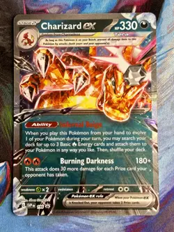 Charizard ex 196 Sv: Scarlet & Violet Promo Cards Holo Pokemon Card - Image 1