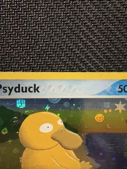 Pokemon TCG Psyduck EX Team Rocket Returns Reverse Holo Stamped Card 2004 - Image 3