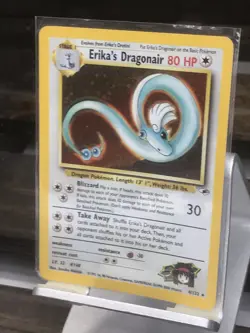 Erika’s Dragonair 4/132 Gym Heroes Set Pokemon Card 2000 - Image 3