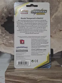 Pokemon Sun & Moon Unbroken Bonds Coin, Pikachu Card Blister Pack Factory Sealed - Image 2
