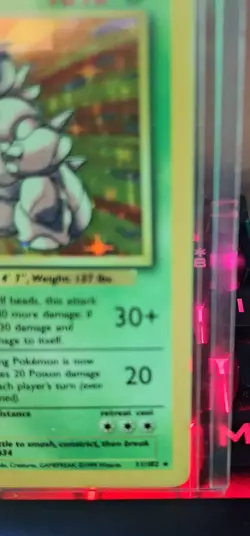 Pokemon TCG Nidoking Base Set Holo Unlimited Rare Card 11/102 - Image 5