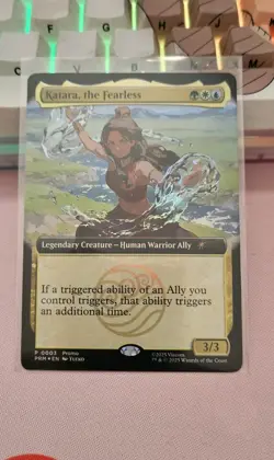 Magic: The Gathering Katara, the Fearless Promo Foil Legendary Creature Card - Image 1