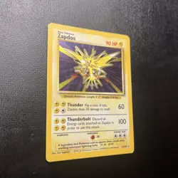 Pokemon TCG Zapdos Base Set Holo Card 16/102 Unlimited - Image 2