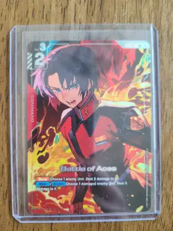 Battle of Aces (R+) - Gundam Card Game TCG - Newtype Rising GD01-111 English - Image 1
