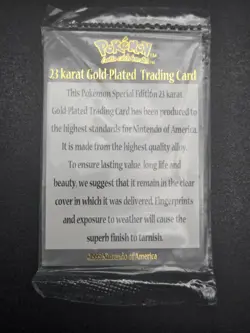Pokemon 23K Gold Plated Trading Card #25 Pikachu & #61 Poliwhirl - Image 5