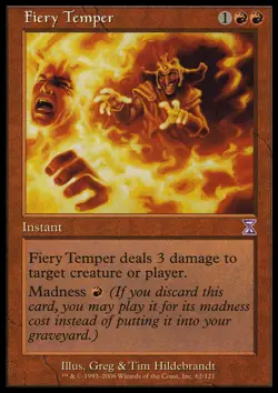 MTG FIERY TEMPER EXC - TEMPERAMENTO FOCOSO - TOR - MAGIC - Image 1