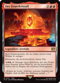 MTG Magic the Gathering FINAL FANTASY Der Feuerkristall 135 deutsch rare - Image 1