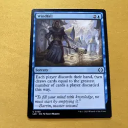 MTG Windfall Normal NM Commander: The Lost Caverns of Ixalan Magic 180 - Image 1