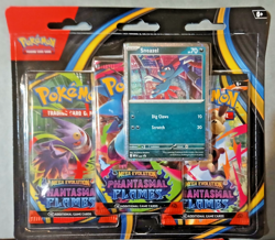 Pokemon TCG: Phantasmal Flames Sneasel/Weavile 3-Pack Blister Set, Brand New - Image 3