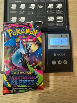 22.83g HEAVY!!!! Pokemon TCG: Mega Evo Phantasmal Flames Pack SEALED - Image 1
