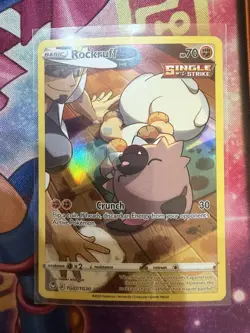 Rockruff TG07/TG30 2022 Silver Tempest Pokemon Card TCG Trainer Gallery Holo Nm - Image 1