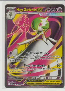 Mega Gardevoir ex - Ultra Rare Pokemon Card MEG 159/132 - Image 1