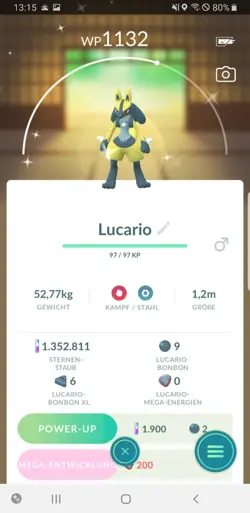 Pokemon Go Shiny Lucario - Pokemon Go Schillernd Lucario - Image 1