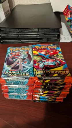 18 Pokemon Journey Together And 18 Packs Of Mega Evolutions Same as Booster Box - Image 1