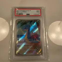 Pokemon SV9a Heat Wave Arena Misty's Lapras 072/063 Art Rare Holo PSA 9 Japanese - Image 1