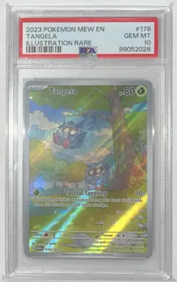 2023 POKEMON MEW EN-151 ILLUSTRATION RARE #178 TANGELA PSA 10 - Image 1