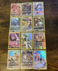 Pokemon TCG Cosmic Eclipse Secret Rare Complete Set 237/236-248/236 NM/MINT - Image 1