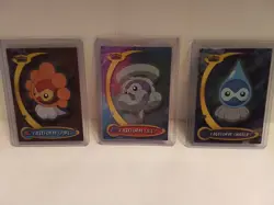 Pokemon Topps Advanced Challenge Holo Castform Complete Set - Image 1