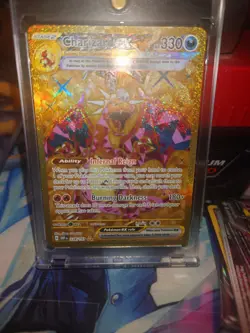 Pokemon TCG Obsidian Flames Charizard EX Gold Hyper Rare - Image 1