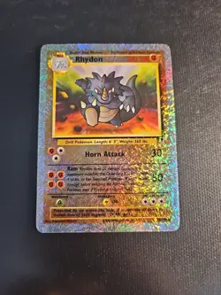 Rhydon 35/110 Reverse Holo Legendary Collection Pokemon - Image 1