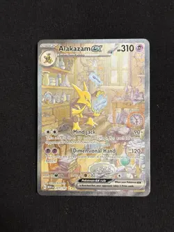 Alakazam ex 201/165 - SV: Scarlet & Violet 151 - SIR - Pokemon TCG - NM - Image 4