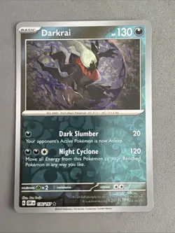 Pokemon TCG * SV Obsidian Flames * 136/197 Darkrai REVERSE HOLO RARE HOLO * NM - Image 1