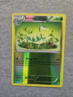 Pokemon TCG - Servine 4/114 - Black & White Base - Reverse Holo - Image 1