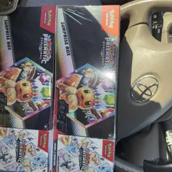 Sam’s Club Pokemon Prismatic Evolutions Surprise Box & Booster Bundle X2 SEALED - Image 1