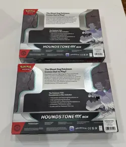 X2 Lot Pokemon Houndstone EX Premium Collection Box New Factory Sealed, 2 Boxes - Image 4