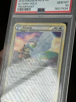 SWIRL POP 32 PSA 10 Altaria Holo Pokemon HGSS Triumphant 2/102 2010 - Image 5