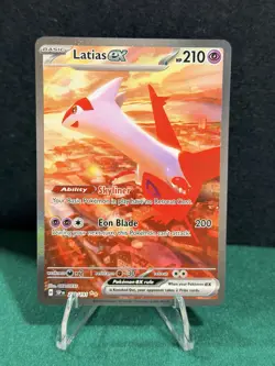 Pokemon Latias ex 239/191 Sv08: Surging Sparks Holo Special Illustration Rare EX - Image 1
