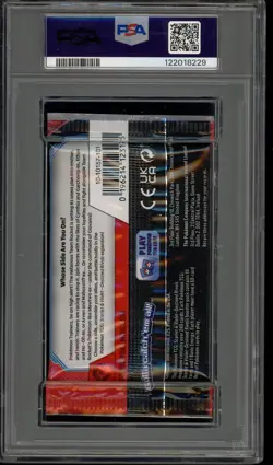 Pokemon Destined Rivals Team Rocket Sealed Booster Pack PSA 9 Mint - Image 2