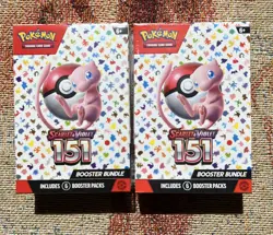 Pokemon TCG Scarlet & Violet 151 Booster Bundle 2x Lot - Image 1