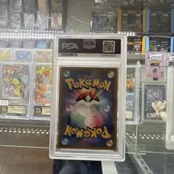 Pokemon Pikachu Japanese 329/Sm-p Playing In The Sea Promo Card PSA 9 - Image 2