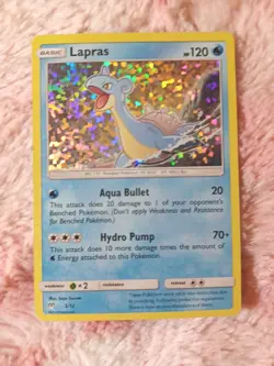 2019 Pokemon Lapras - 5/12 - McDonald's Promo Holo Rare - Image 1