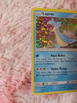 2019 Pokemon Lapras - 5/12 - McDonald's Promo Holo Rare - Image 2