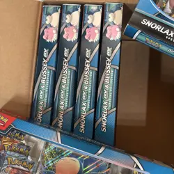 Pokemon Sealed Boxes Lot Snorlax And Blissed Ex Journey Together, Tins. - Image 3