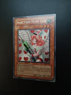 YUGIOH 2003 | INJECTION FAIRY LILY | LOD-100 | NA OLD PRINT | SCR | EXCELLENT - Image 4