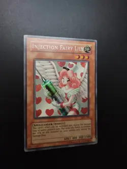 YUGIOH 2003 | INJECTION FAIRY LILY | LOD-100 | NA OLD PRINT | SCR | EXCELLENT - Image 5