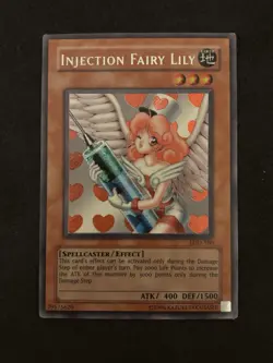 Vintage Yu-Gi-Oh Injection Fairy Lily LOD-100 - Image 1