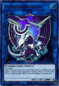 Security Dragon - DUPO-EN037 - Ultra Rare - 1st Edition - Lightly Played - Image 1
