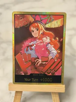 DON!! Card Nami Gold Extra Booster: One Piece Heroines Edition Foil English - Image 1