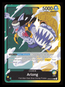 Arlong - OP03-022 - Leader - English - Near Mint - One Piece CCG NM - Image 1