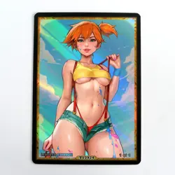 MISTY Waifu Anime Card LIMITED 1/1 Custom TCG Holo Goddess Story ACG T13974 - Image 1